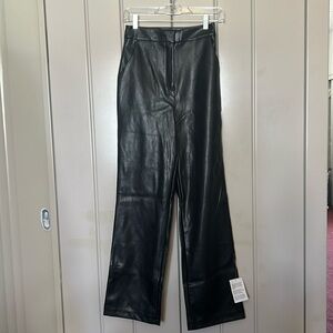 ASOS Black Faux Leather Pants